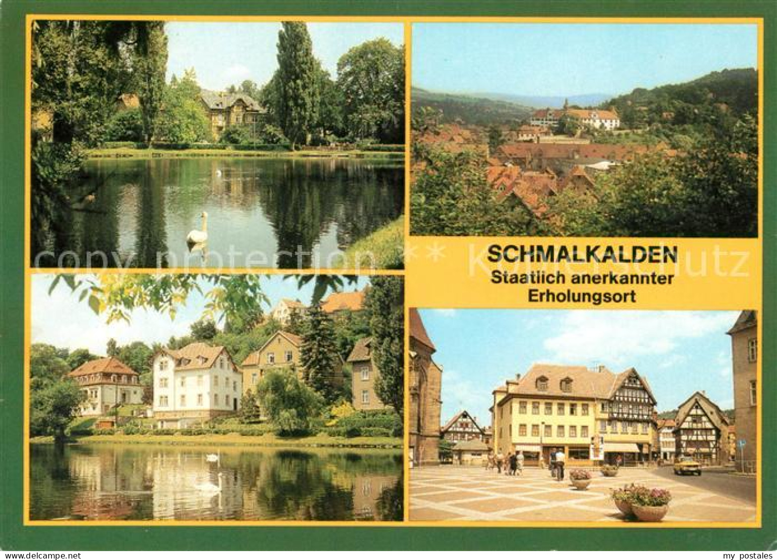 73061753 Schmalkalden Neuer Teich Schloss Wilhelmsburg Altmarkt Schmalkalden - Schmalkalden