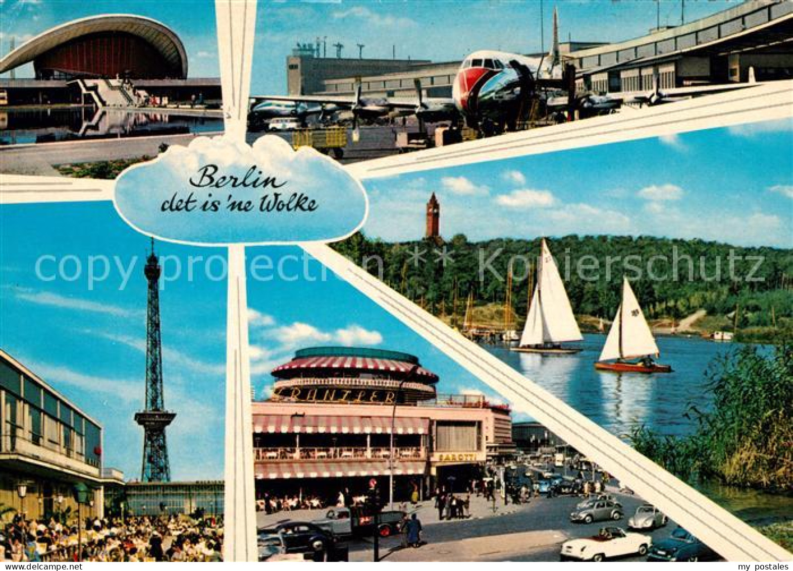 73061679 Berlin Stadthalle Flughafen Cafe Kranzler Wannsee Berlin - Andere & Zonder Classificatie