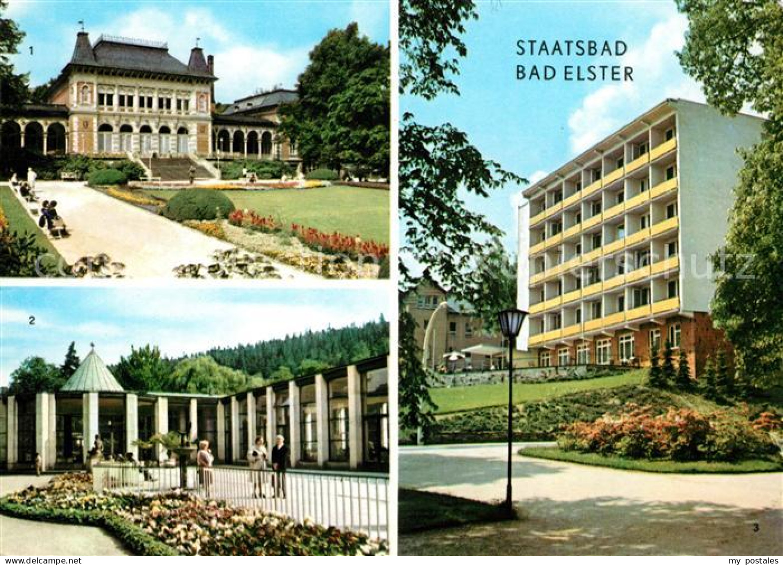 73061231 Bad Elster Staatsbad Kurhaus Moritzquelle Bettenhaus Klinik Sanatorium  - Bad Elster