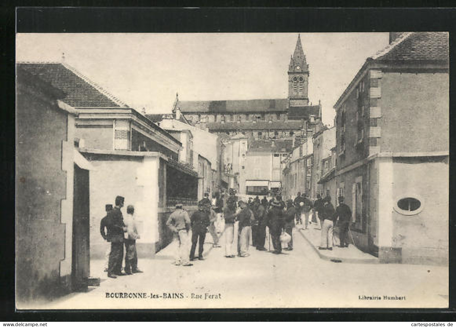 CPA Bourbonne-les-Bains, Rue Ferat  - Bourbonne Les Bains