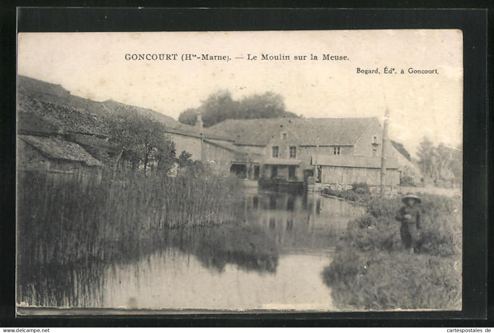 CPA Goncourt, Le Moulin Sur La Meuse  - Autres & Non Classés