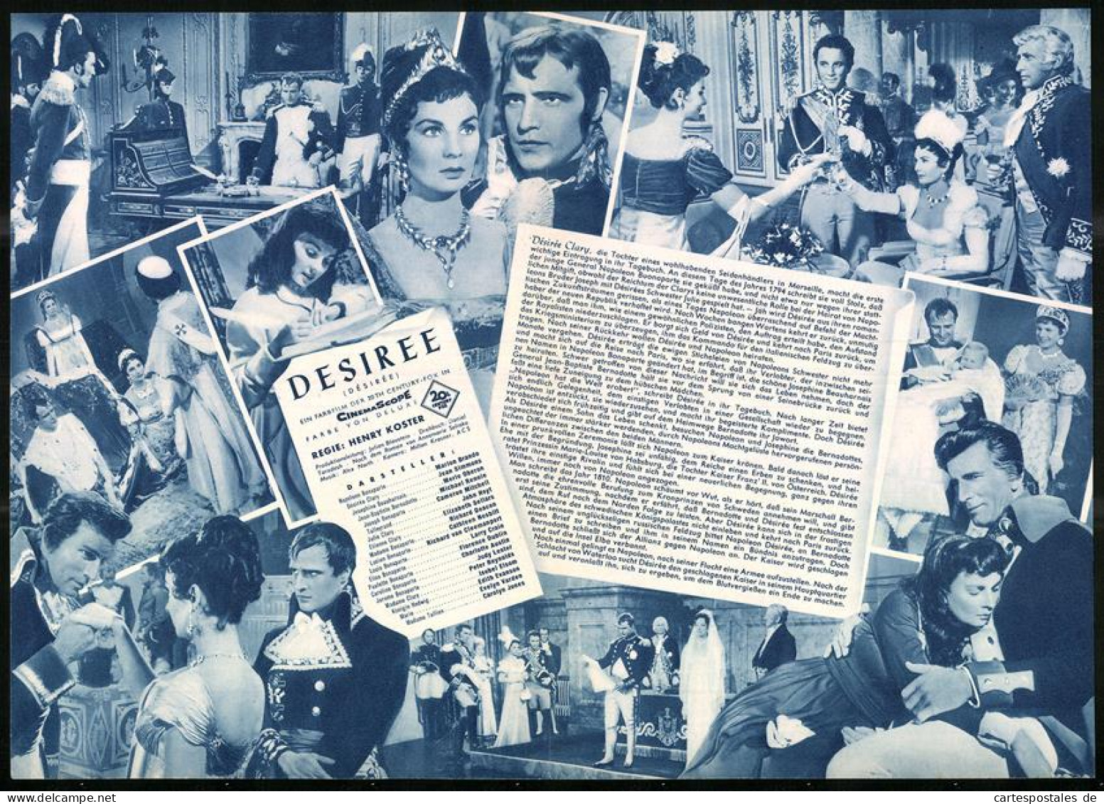 Filmprogramm IFB Nr. 2705, Desiree, Marlon Brando, Jean Simmons, Merle Oberon, Regie Henry Koster  - Revistas