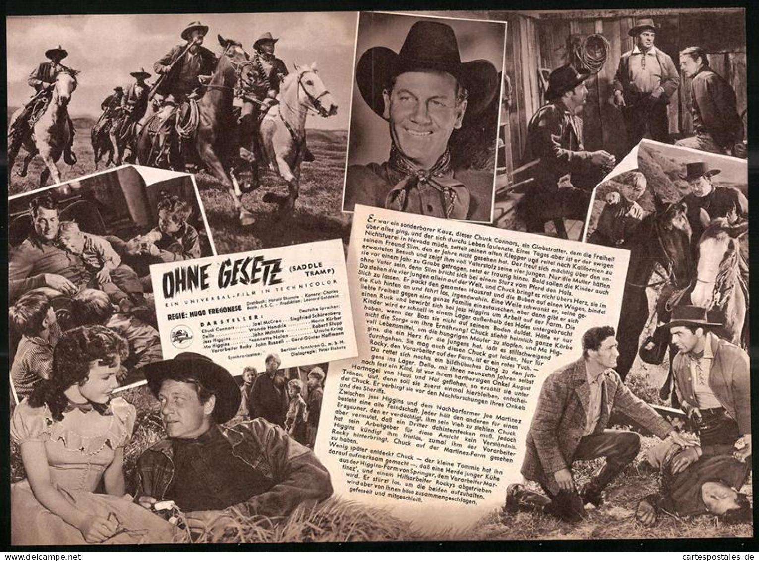 Filmprogramm IFB Nr. 3103, Ohne Geste, Joel McCrea, Wanda Hendrix, John McIntire, Regie Hugo Fregonese  - Zeitschriften