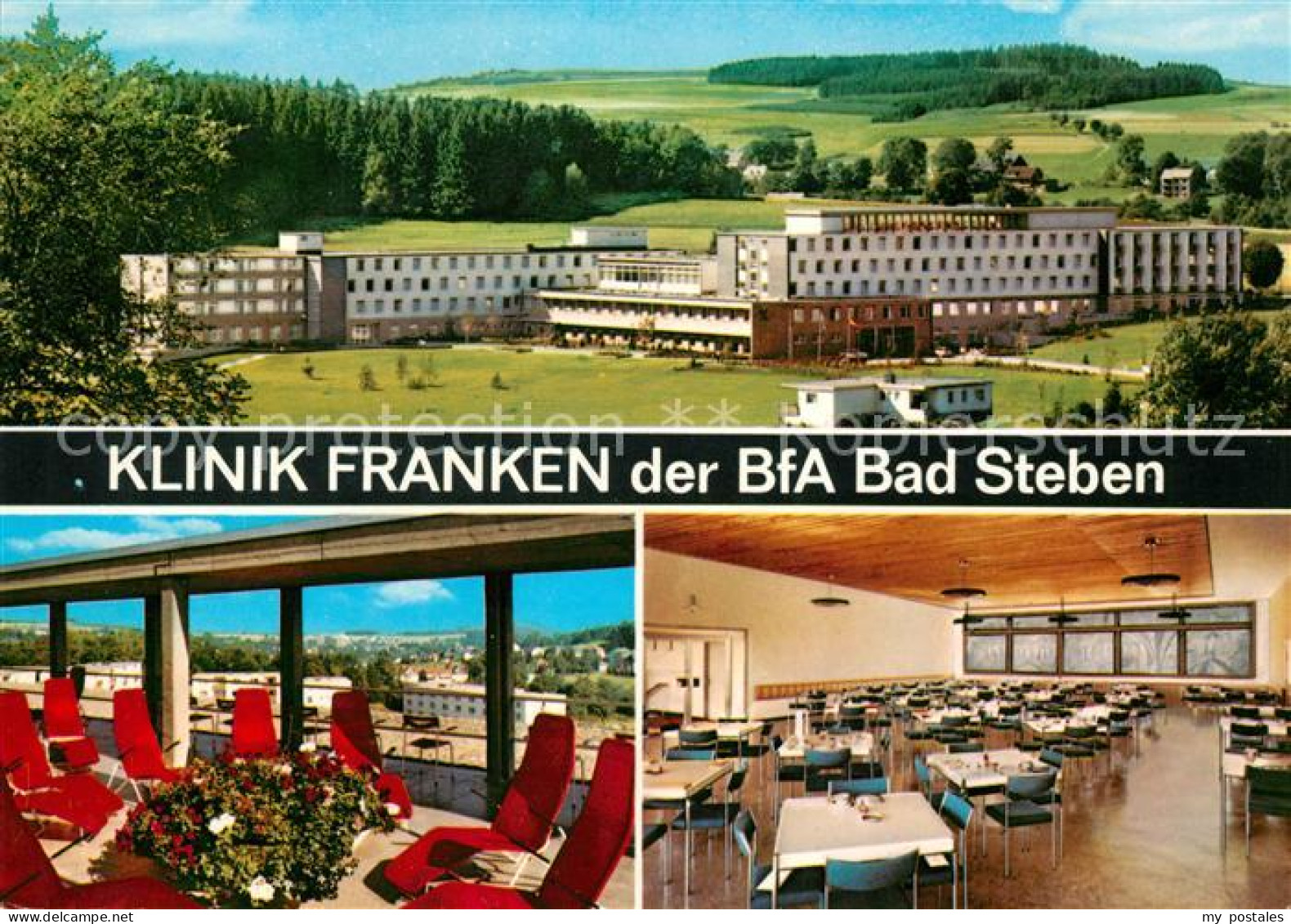 73055857 Bad Steben Klinik Franken Der BfA Bad Steben Terrasse Speisesaal Bad St - Bad Steben