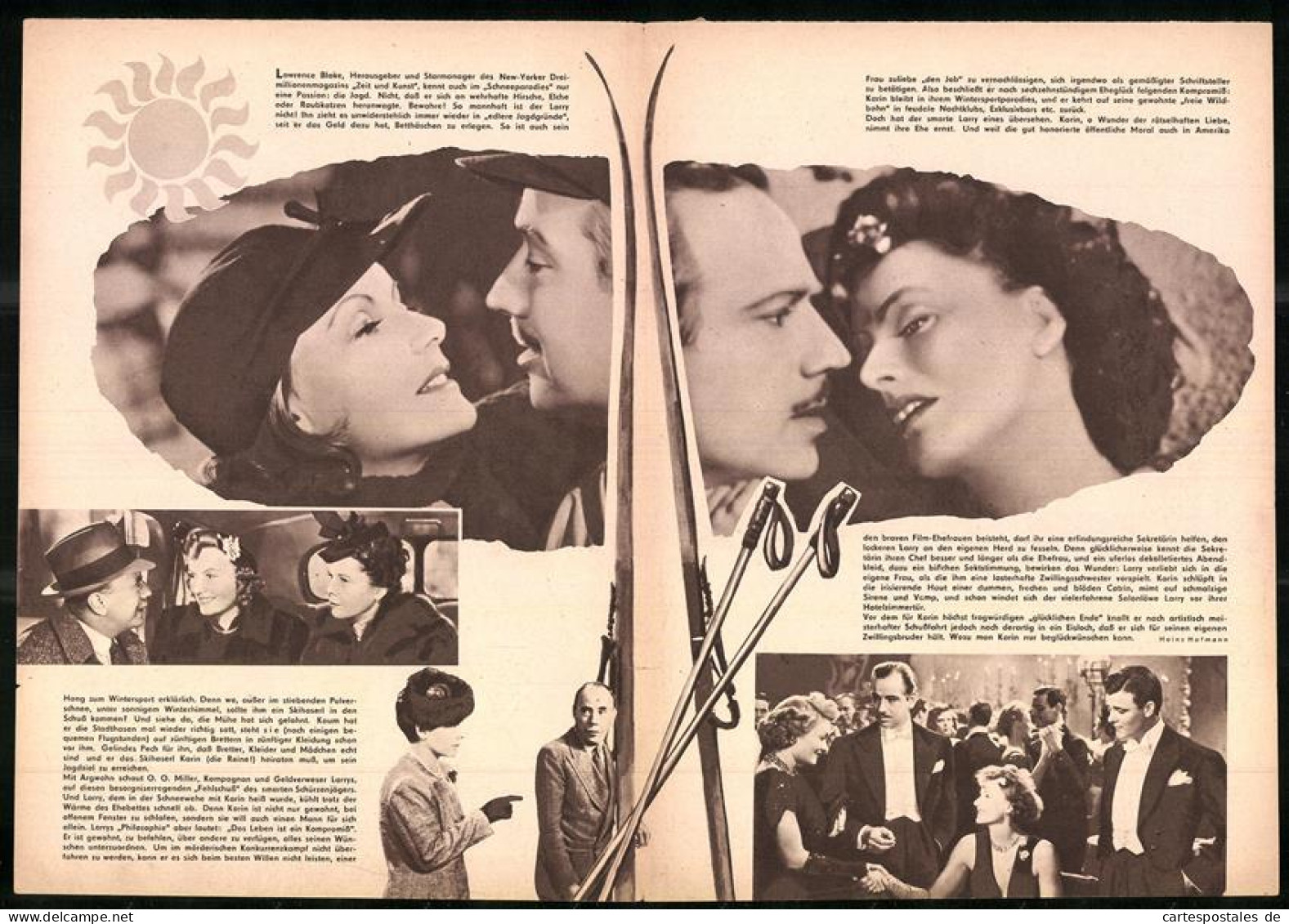 Filmprogramm PFP Nr. 35 /62, Die Frau Mit Den Zwei Gesichtern, Greta Garbo, Melvyn Douglas, Regie George Cukor  - Magazines