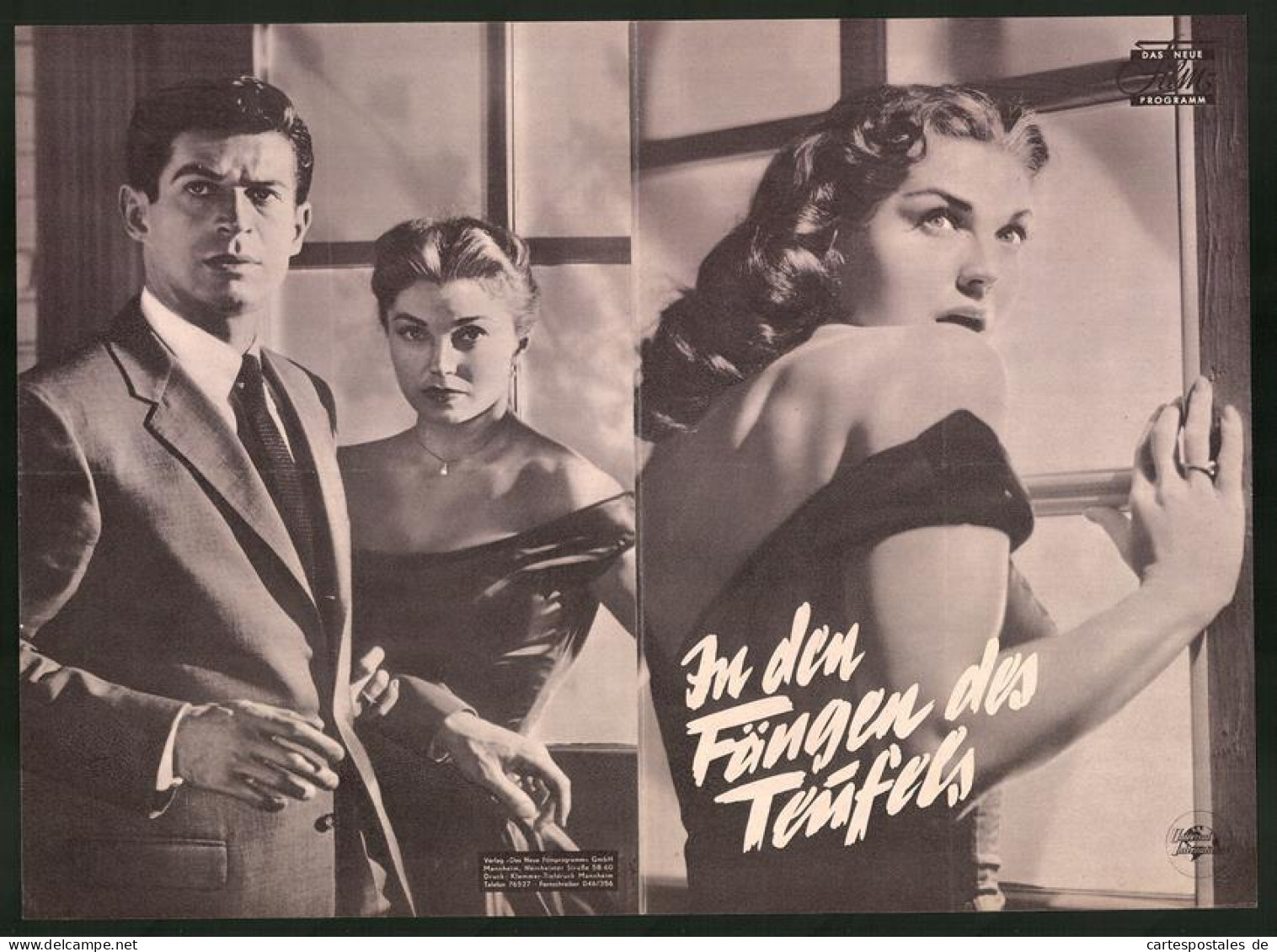 Filmprogramm DNF, In Den Fängen Des Teufels, Esther Williams, George Nader, Regie Harry Keller  - Zeitschriften