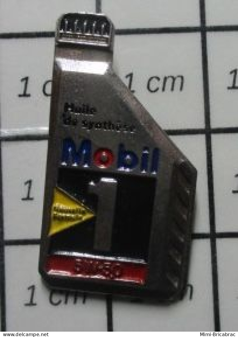 1818c Pin's Pins / Beau Et Rare / THEME : CARBURANTS / BIDON D'HUILE MOTEUR MOBIL 5W-50 - Fuels