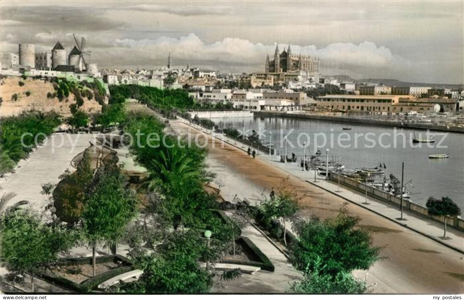 73051315 Palma De Mallorca Promenade Kathedrale Palma De Mallorca - Sonstige & Ohne Zuordnung