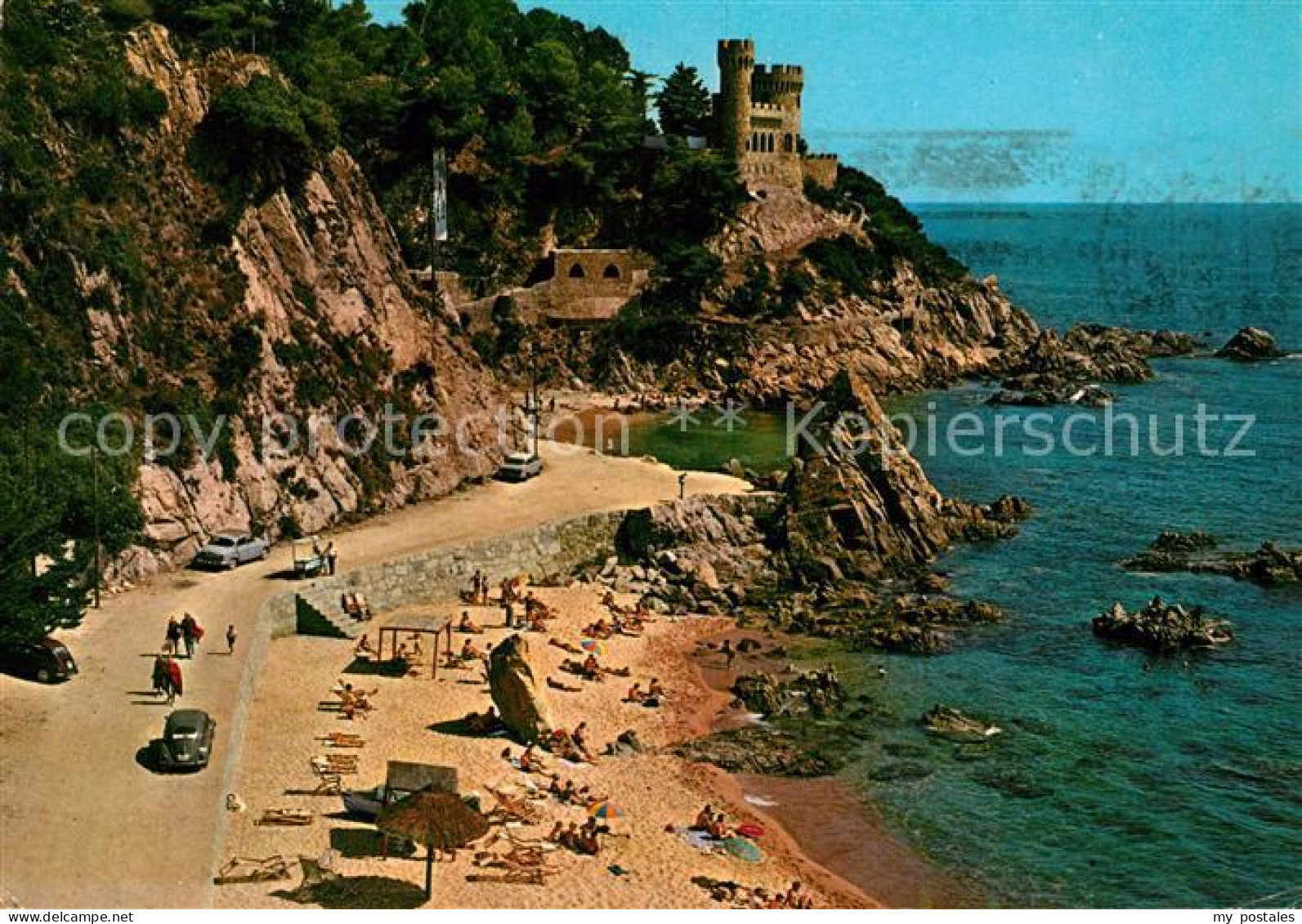 73050647 Lloret De Mar Playa Sa Caletas Y El Castillo Lloret De Mar - Sonstige & Ohne Zuordnung