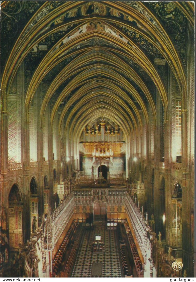 Albi - Intérieur De La Basilique Ste Cécile - Ensemble De La Nef Avec Au Fond Le Maître Autel - (P) - Albi