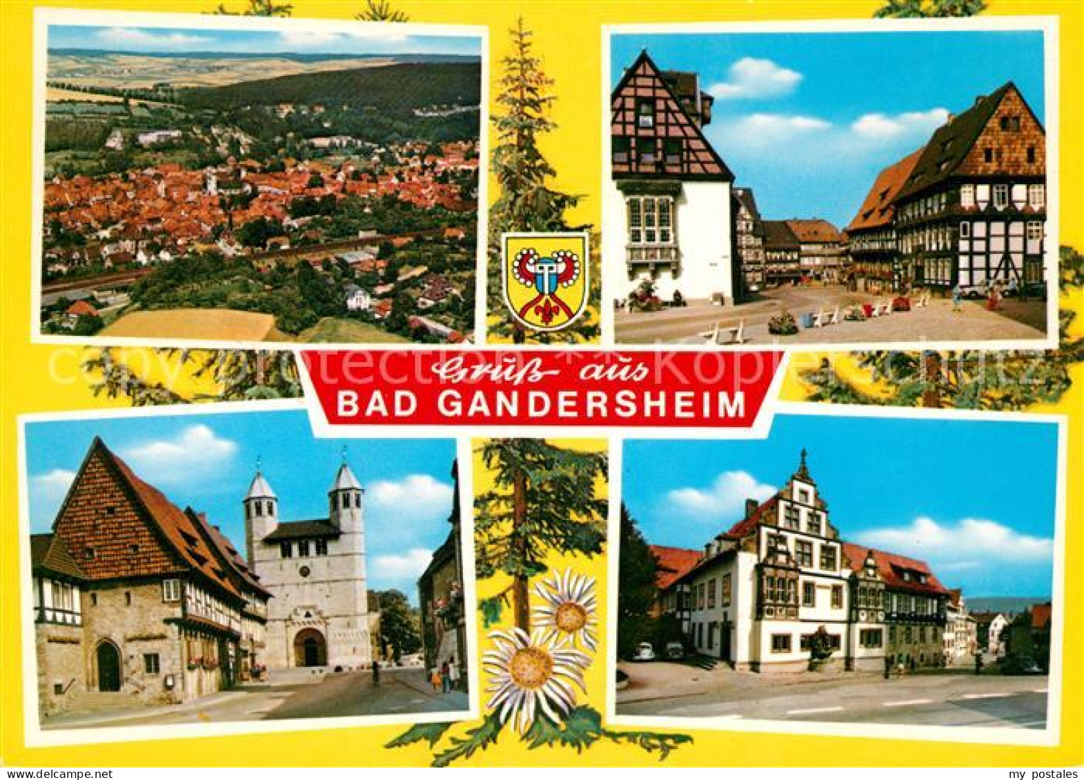 73047787 Bad Gandersheim Panorama Stadttor Marktplatz Bad Gandersheim - Bad Gandersheim