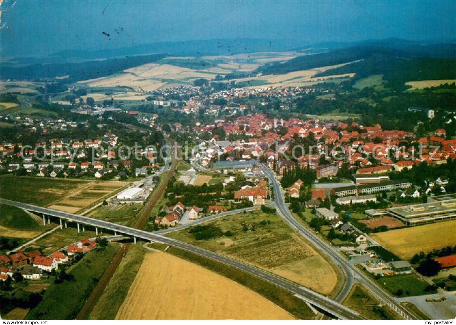 73047777 Bad Gandersheim Fliegeraufnahme Bad Gandersheim - Bad Gandersheim