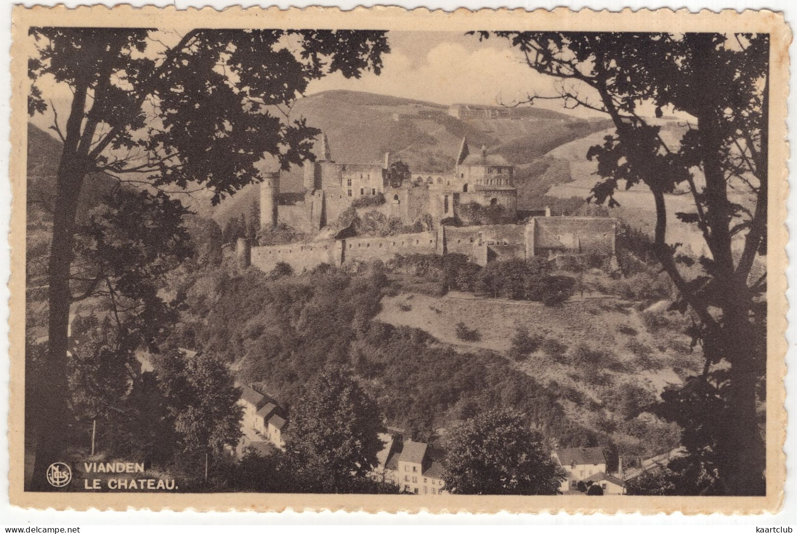 Vianden - Le Chateau. - (Luxembourg) - 1956 - Vianden