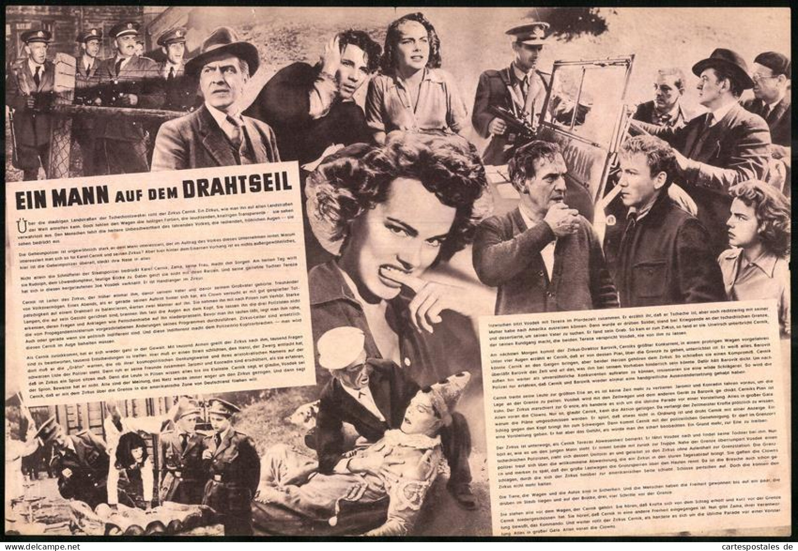 Filmprogramm DNF, Ein Mann Auf Dem Drahtseil, Cameron Mitchell, Frederic March, Regie: Elia Kazan  - Magazines