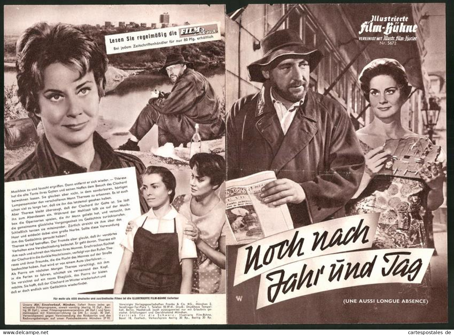 Filmprogramm IFB Nr. 5672, Noch Nach Jahr Und Tag, Alida Valli, Georges Wilson, Regie Henri Colpi  - Revistas