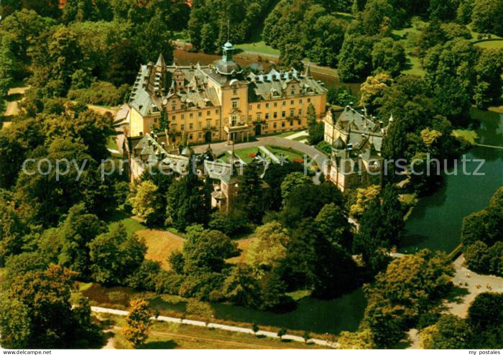 73045961 Bueckeburg Schloss Bueckeburg Fliegeraufnahme Bueckeburg - Bueckeburg