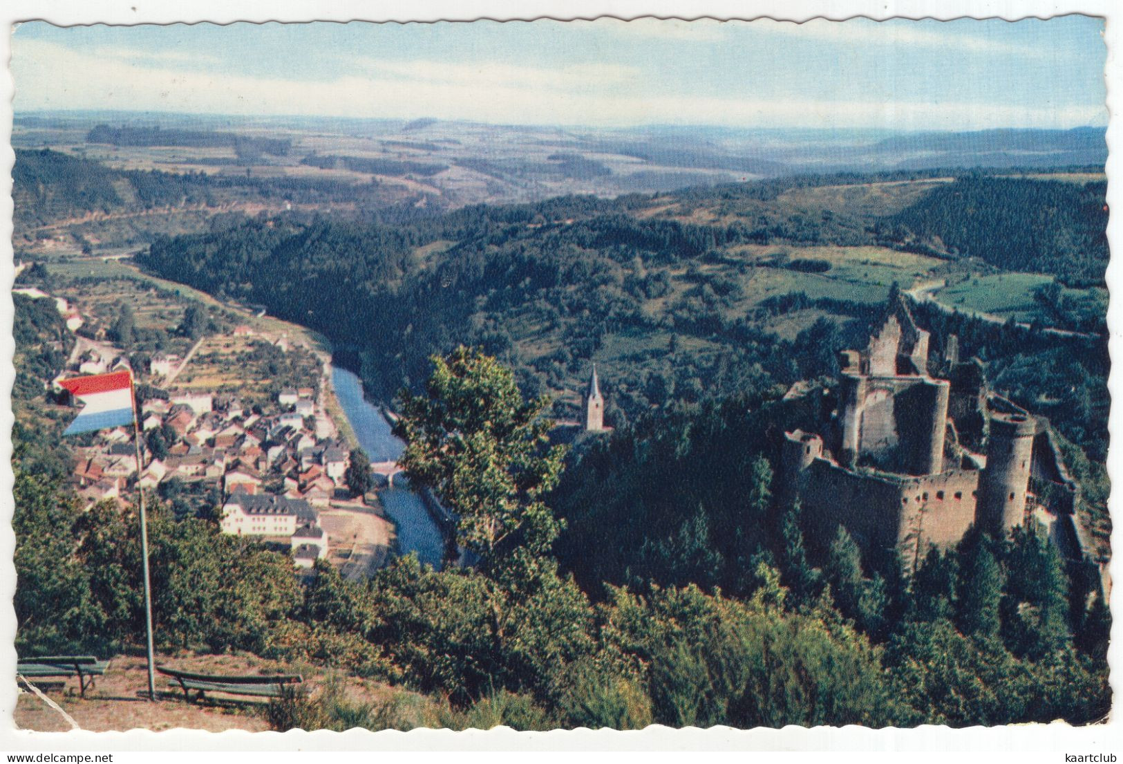 Vianden - Panorama - (Luxembourg) - 1958 - Vianden