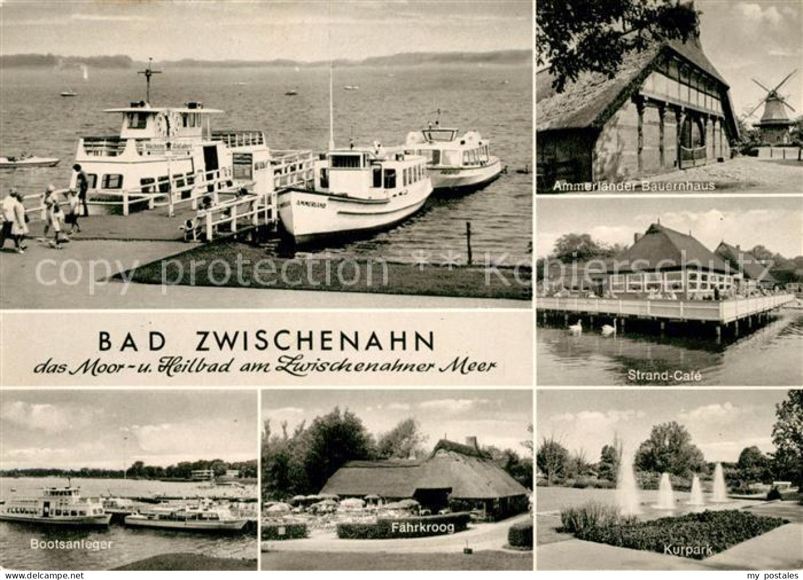 73045468 Bad Zwischenahn Strand Cafe Bootsanleger Faehrkroog Kurpark Ammerlaende - Bad Zwischenahn