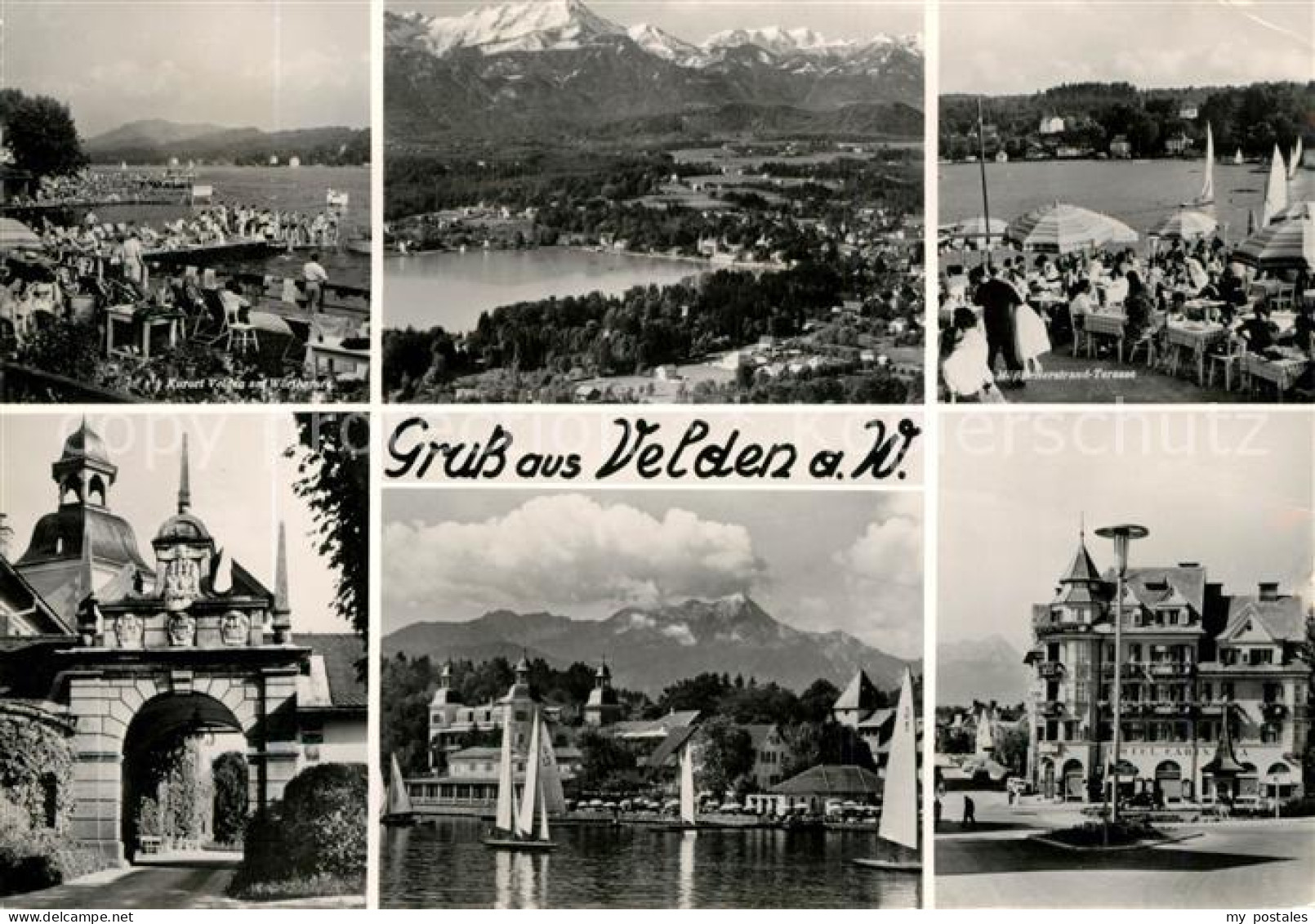 73045043 Velden Woerthersee Kurhaus Moeslacher Strand Terrasse Panramen Velden W - Altri & Non Classificati