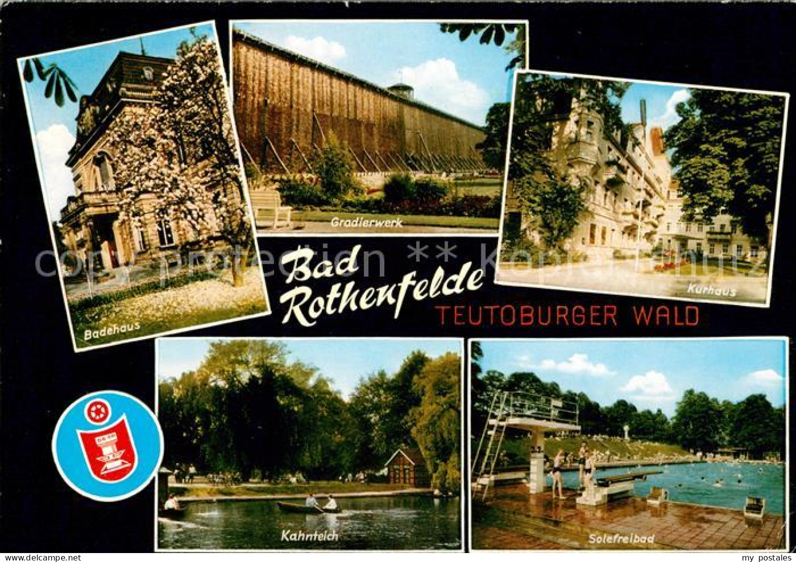 73043120 Bad Rothenfelde Badehaus Gradierwerk Kurhaus Kahnteich Solefreibad Bad  - Bad Rothenfelde