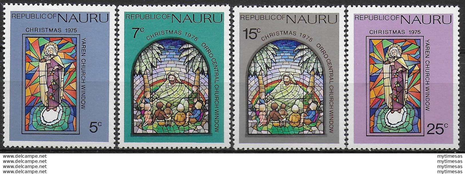 1975 Nauru Christmas 4v. MNH SG N. 139/42 - Sonstige & Ohne Zuordnung