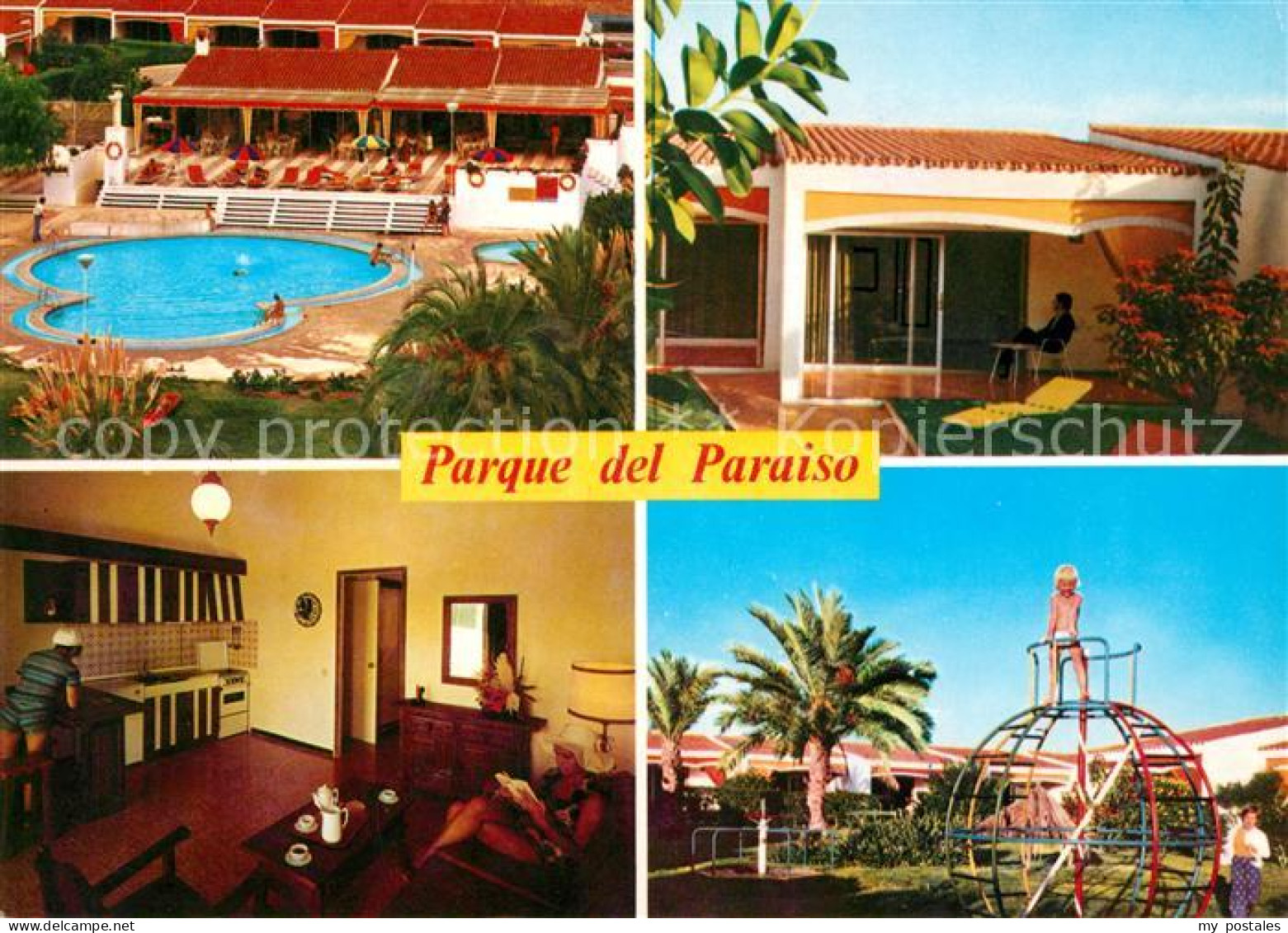 73042382 Playa Del Ingles Parque Del Paraiso Bungalow Swimming Pool Kinderspielp - Sonstige & Ohne Zuordnung
