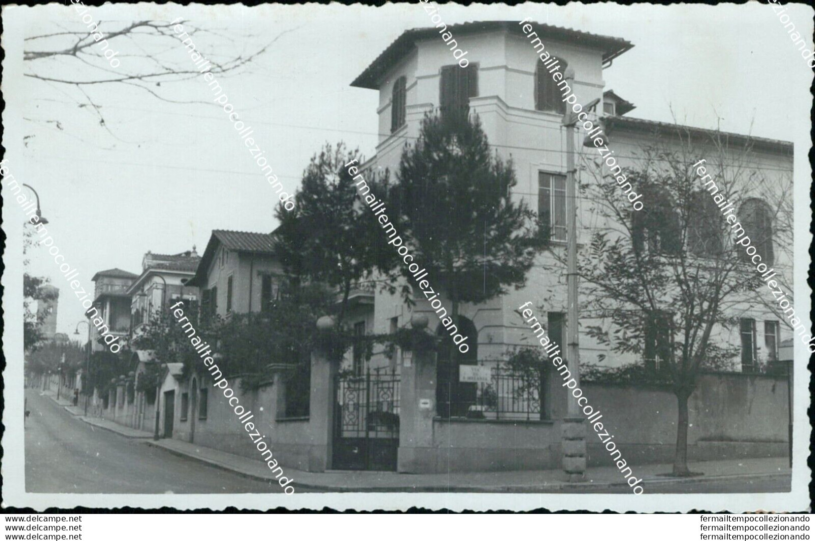 Bg78 Cartolina Roma Citta' Via S.melania 1937 - Sonstige & Ohne Zuordnung