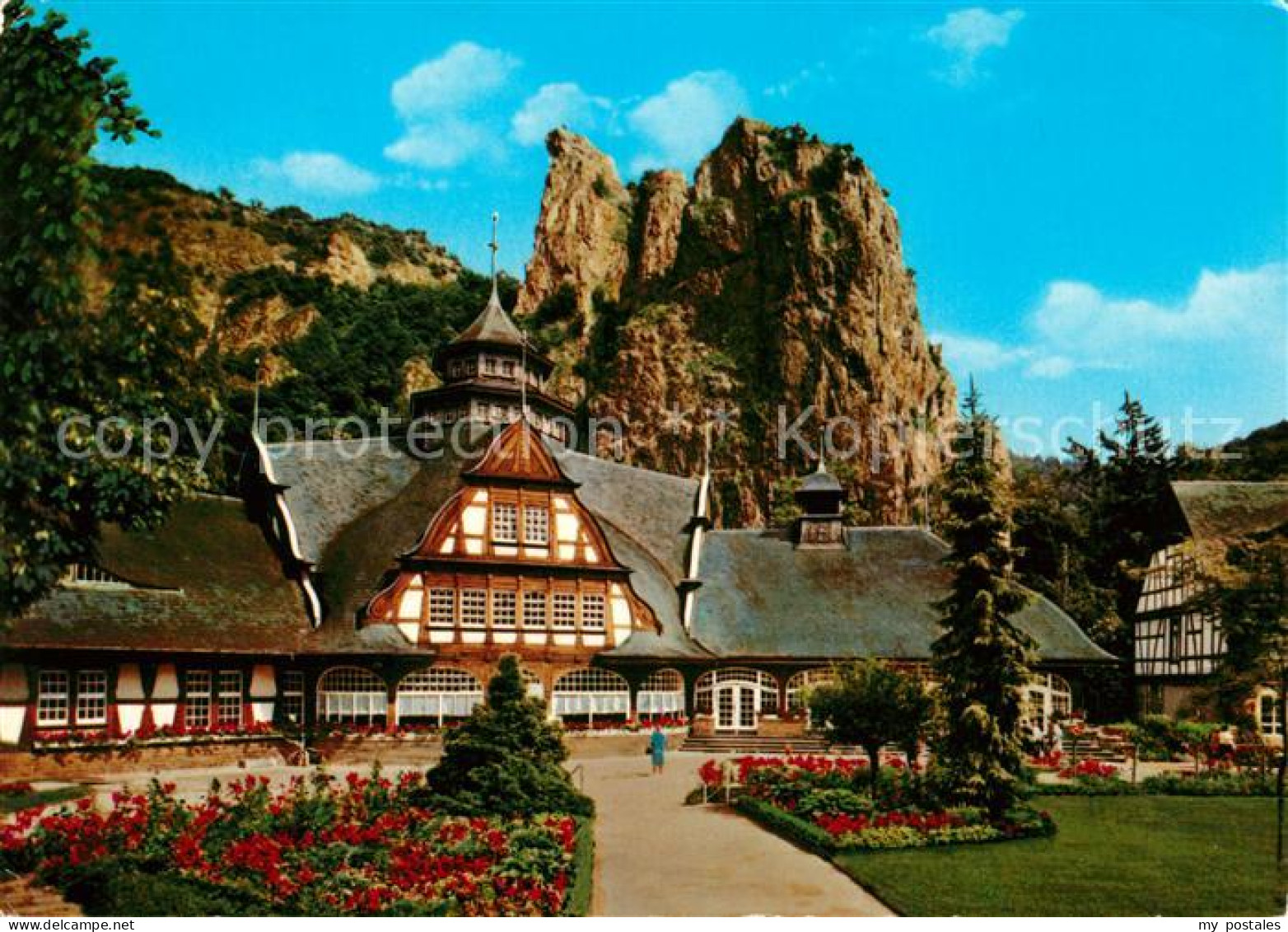 73041883 Bad Muenster Stein Ebernburg Baederhaus Mit Rheingrafenstein Bad Muenst - Sonstige & Ohne Zuordnung