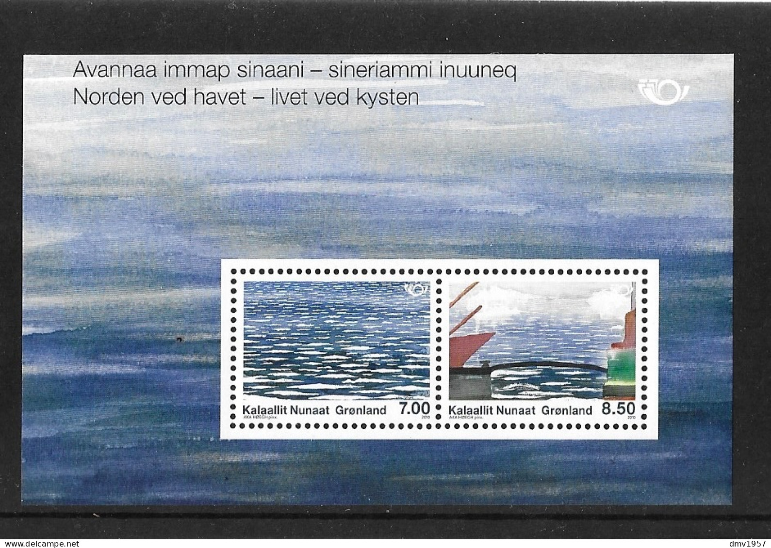 Greenland 2010 MNH Life At The Coast. North By The Sea MS 609 - Nuovi