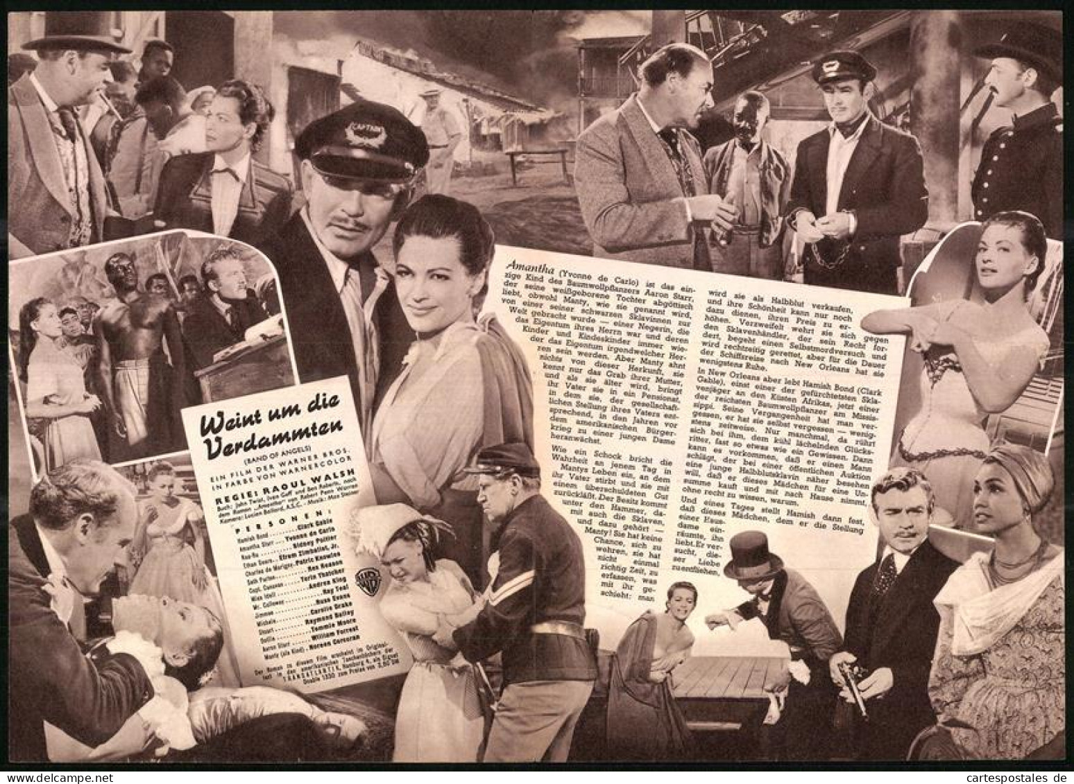 Filmprogramm IFB Nr. 4086, Weint Um Die Verdammten, Clark Gable, Yvonne De Carlo, Ray Teal, Regie Raoul Walsh  - Zeitschriften