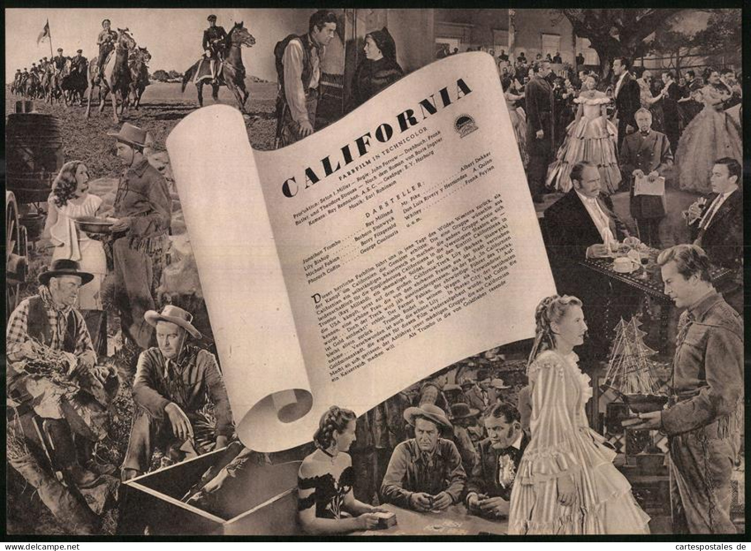 Filmprogramm IFB Nr. 783, California, Ray Milland, Barbara Stanwyck, Barry Fitzgerald, Regie John Farrow  - Magazines