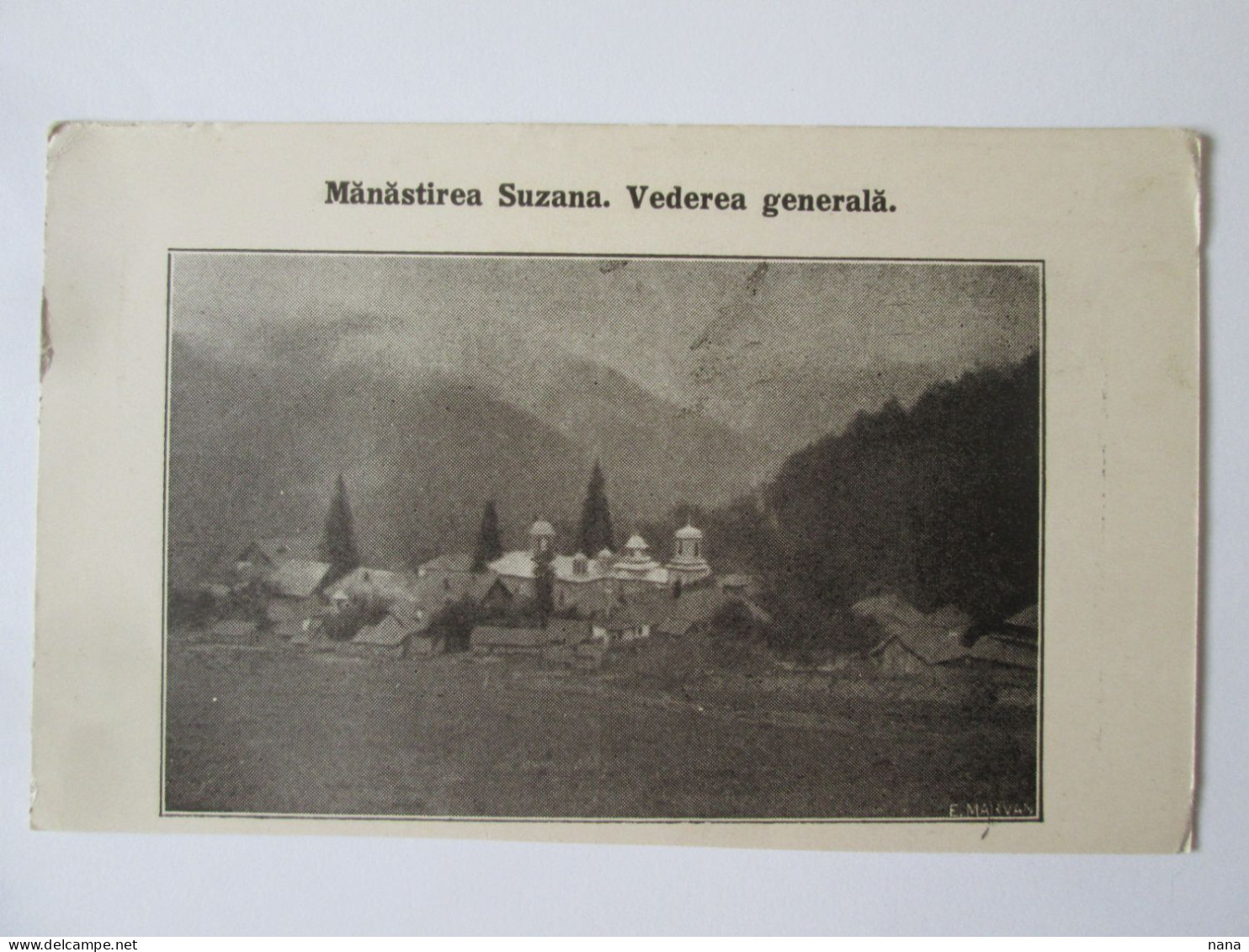 Romania-Vălenii De Munte:Carte Postale Monastere Suzana/Suzana Monastery Unused Postcard - Rumania