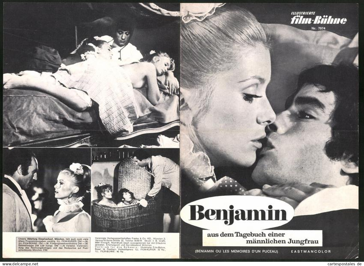 Filmprogramm IFB Nr. 7974, Benjamin Aus Dem Tagebuch Einer Männlichen Jungfrau, Michéle Morgan, Regie Michel Deville  - Revistas