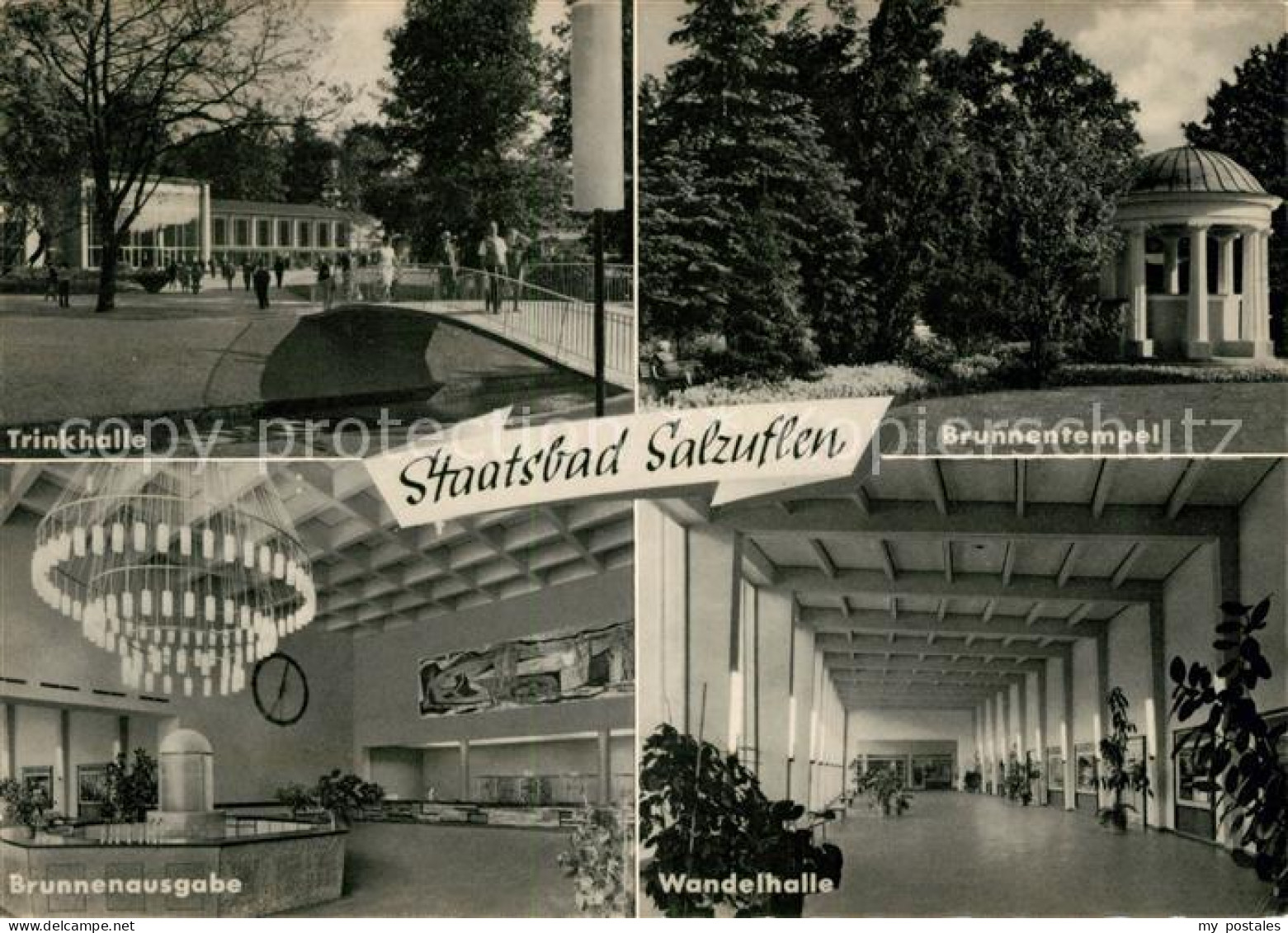 73040013 Bad Salzuflen Trinkhalle Brunnentempel Brunnenausgabe Wandelhalle Bad S - Bad Salzuflen