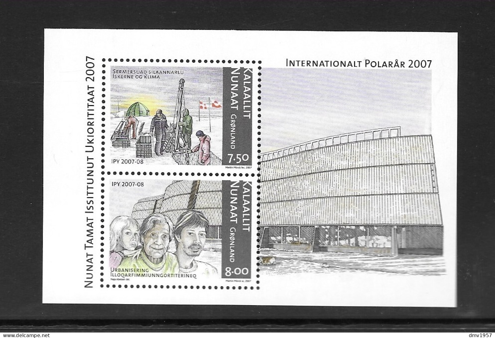Greenland 2007 MNH International Polar Year MS 525 - Unused Stamps