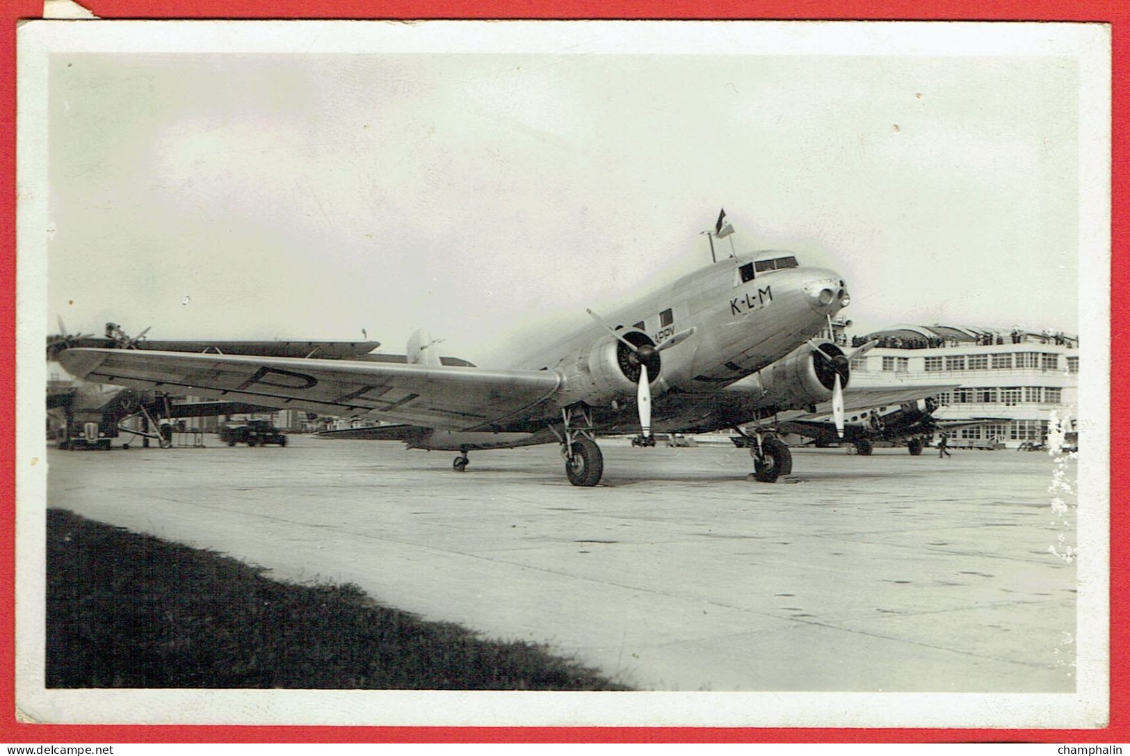 Aérodrome Le Bourget-Dugny - L'avion Douglas De La Cie K.L.M. Ligne Paris-Rotterdam-Amsterdam - Le Bourget