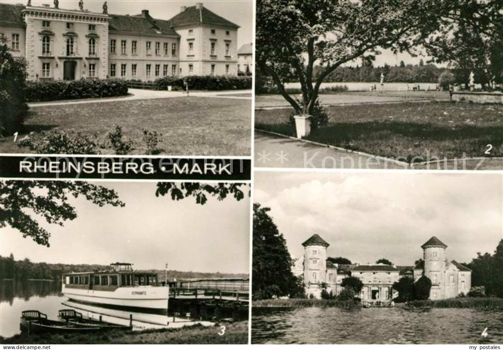 73038295 Rheinsberg Schloss Diabetiker Sanatorium Helmut Lehmann  Rheinsberg - Zechlinerhütte