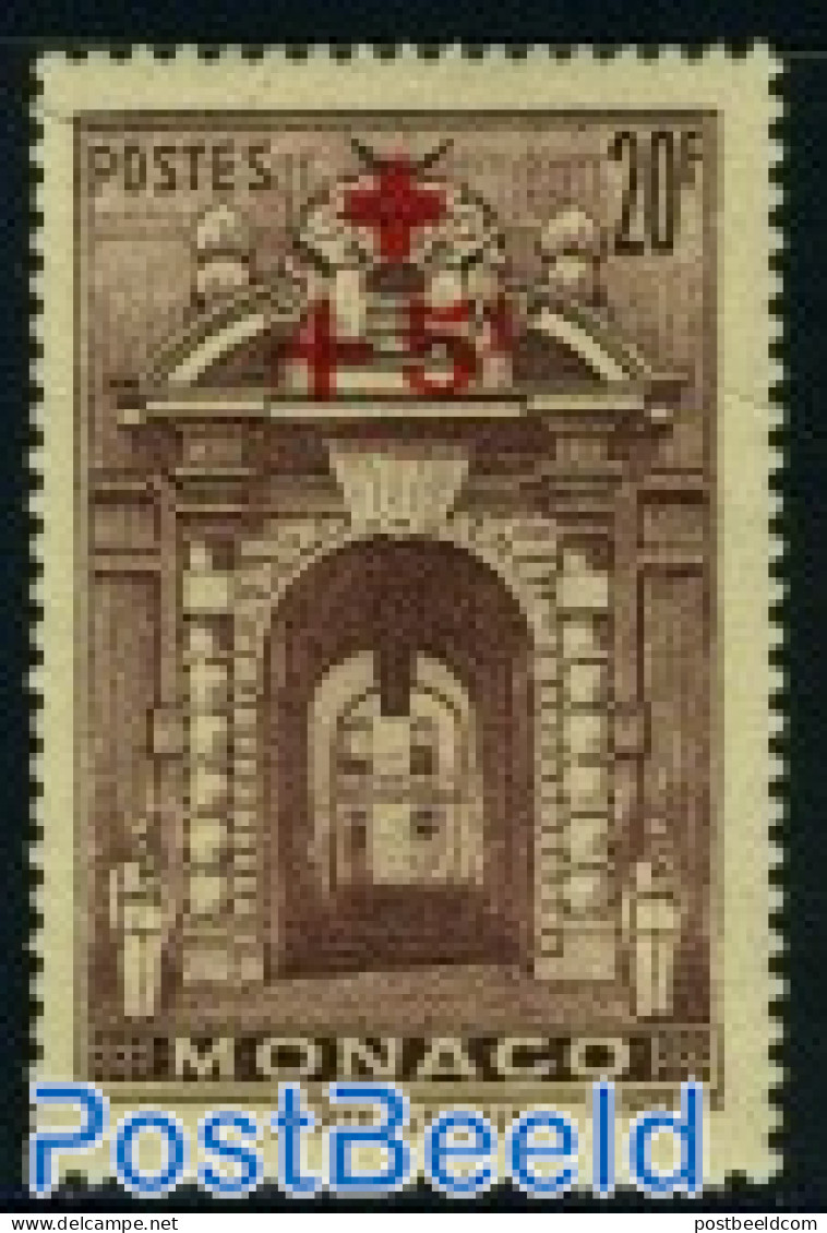 Monaco 1940 20+5F, Stamp Out Of Set, Unused (hinged), Health - Red Cross - Unused Stamps