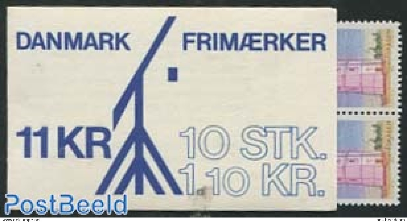 Denmark 1980 Skagen Lighthouse Booklet, Mint NH, Various - Stamp Booklets - Lighthouses & Safety At Sea - Unused Stamps
