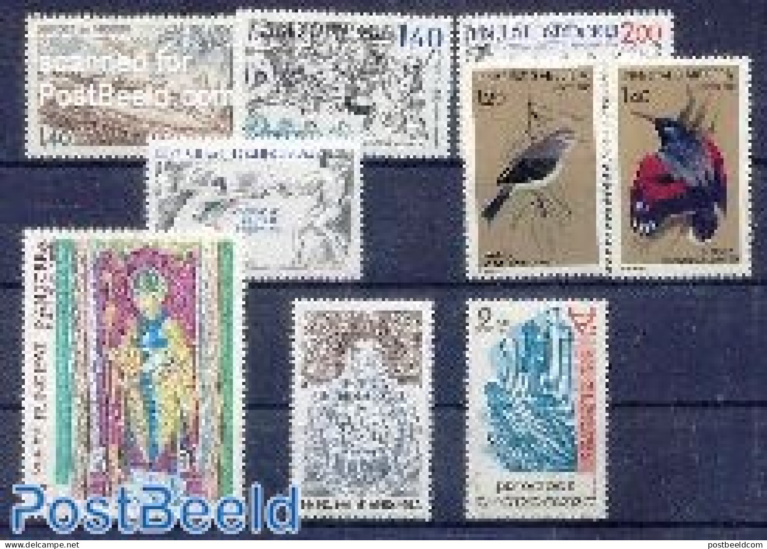Andorra, French Post 1981 Yearset 1981, Complete, 9v, Mint NH, Various - Yearsets (by Country) - Nuevos