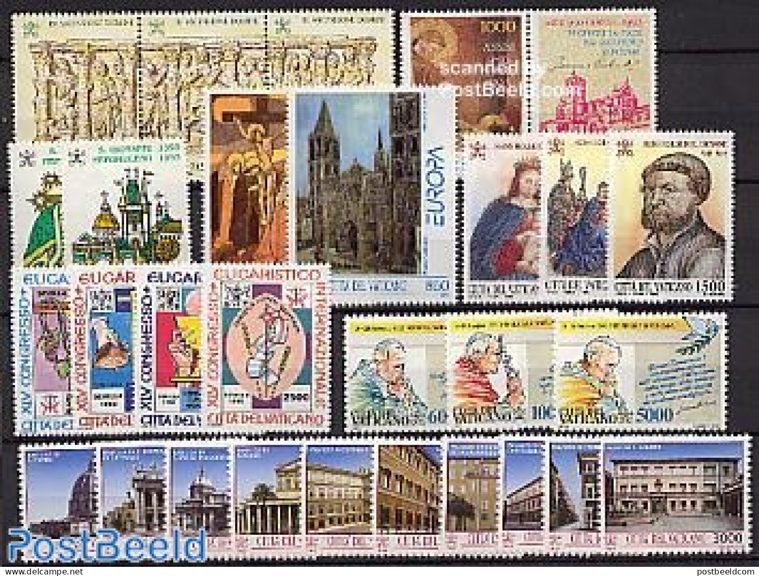 Vatican 1993 Year Set 1993 (28v), Mint NH - Unused Stamps