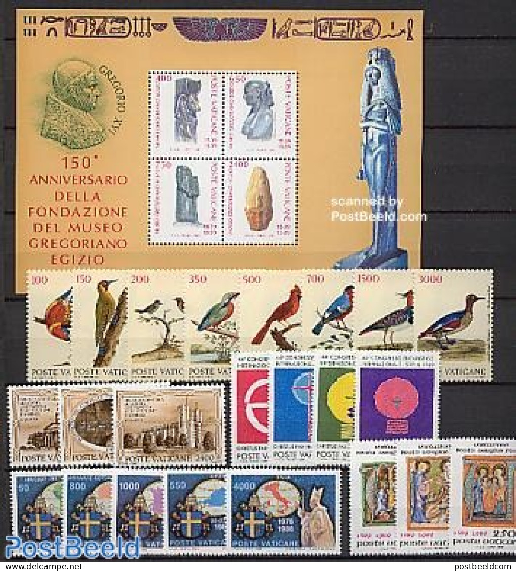 Vatican 1989 Year Set 1989 (23v+1s/s), Mint NH - Unused Stamps