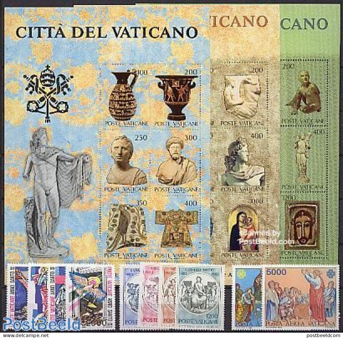 Vatican 1983 Year Set 1983 (10v+3s/s), Mint NH - Nuevos