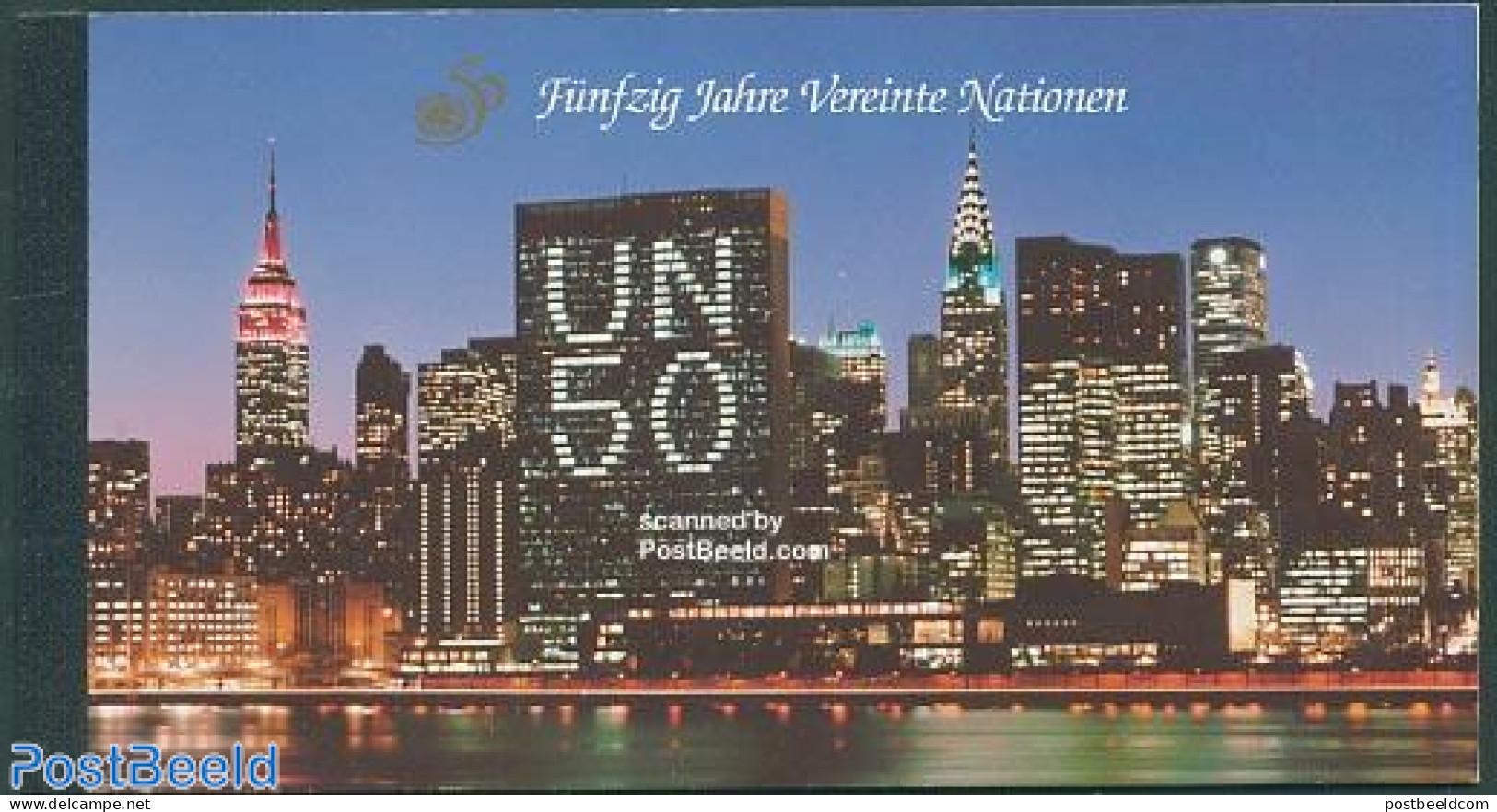 United Nations, Vienna 1995 50 Years UNO Booklet, Mint NH, Stamp Booklets - Non Classés