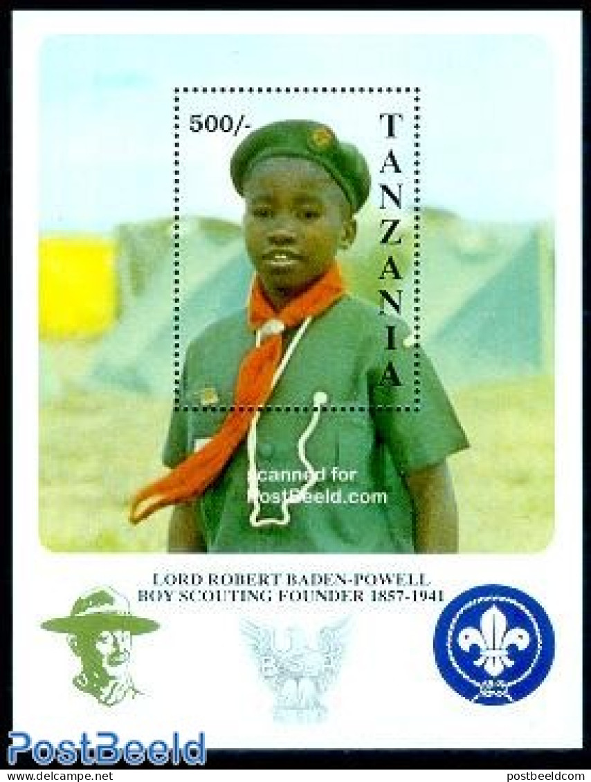 Tanzania 1992 Lord Baden Powell S/s, Mint NH, Sport - Scouting - Tansania (1964-...)