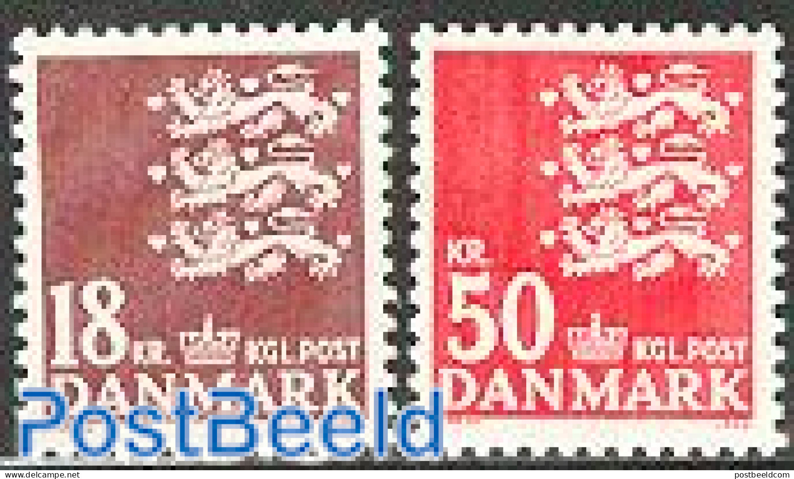 Denmark 1985 Definitives 2v, Mint NH - Ongebruikt