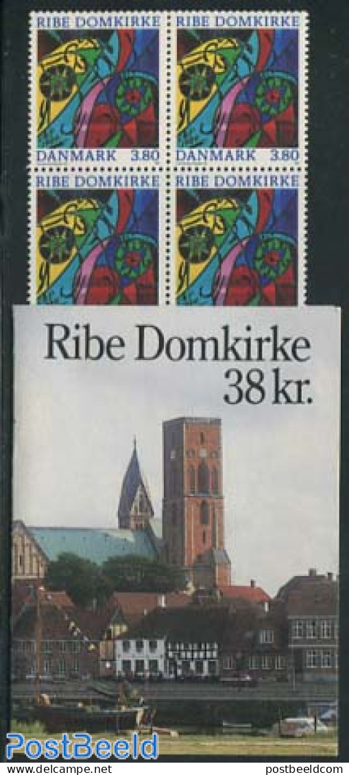 Denmark 1987 Ribe Stained Glass Booklet, Mint NH, Stamp Booklets - Art - Stained Glass And Windows - Ungebraucht