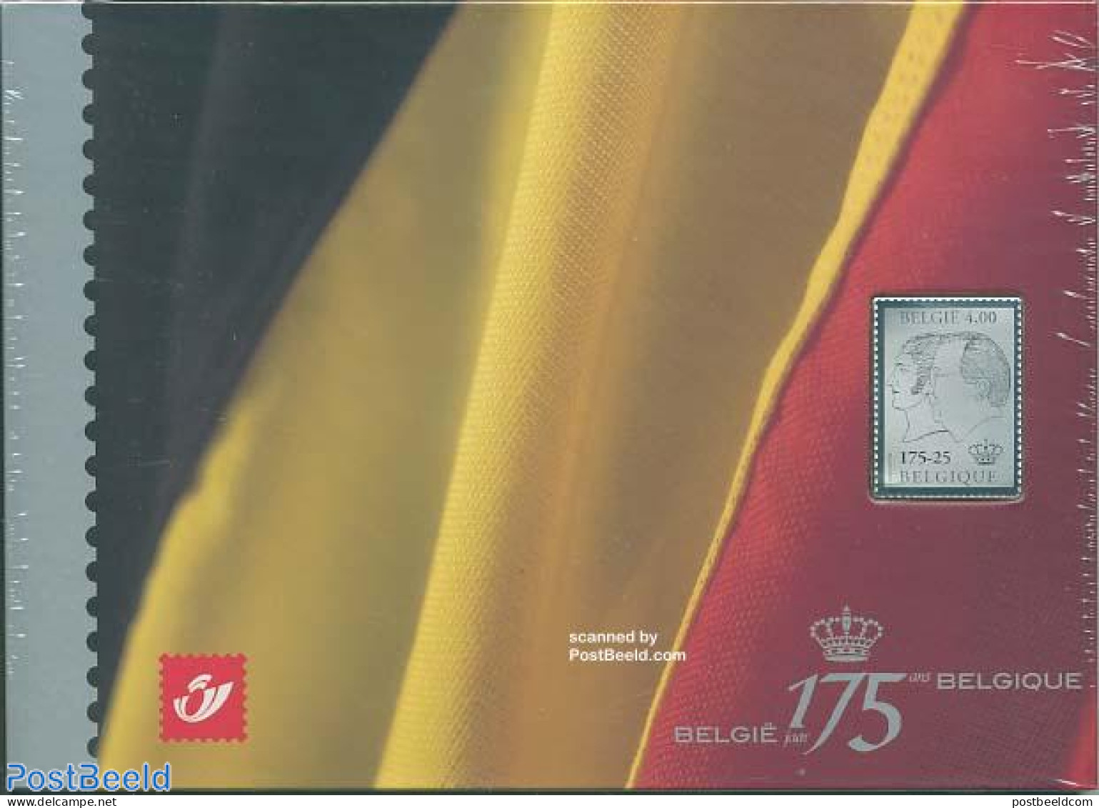 Belgium 2005 175 Years Belgium Silver Stamp In Pack, Mint NH, History - Various - Kings & Queens (Royalty) - Other Mat.. - Neufs