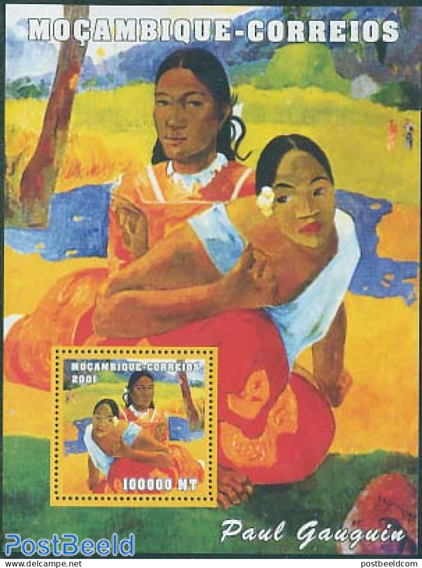 Mozambique 2001 Paul Gaugin S/s, Mint NH, Art - Modern Art (1850-present) - Paul Gauguin - Mozambico