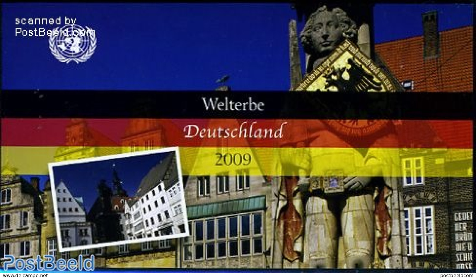 United Nations, Vienna 2009 World Heritage, Germany Booklet, Mint NH, History - Religion - World Heritage - Churches, .. - Kerken En Kathedralen